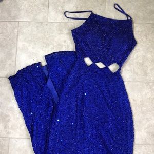 Navy Blue Formal Gown